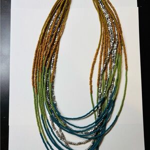Lia Sophia Multicolor Beaded Necklace